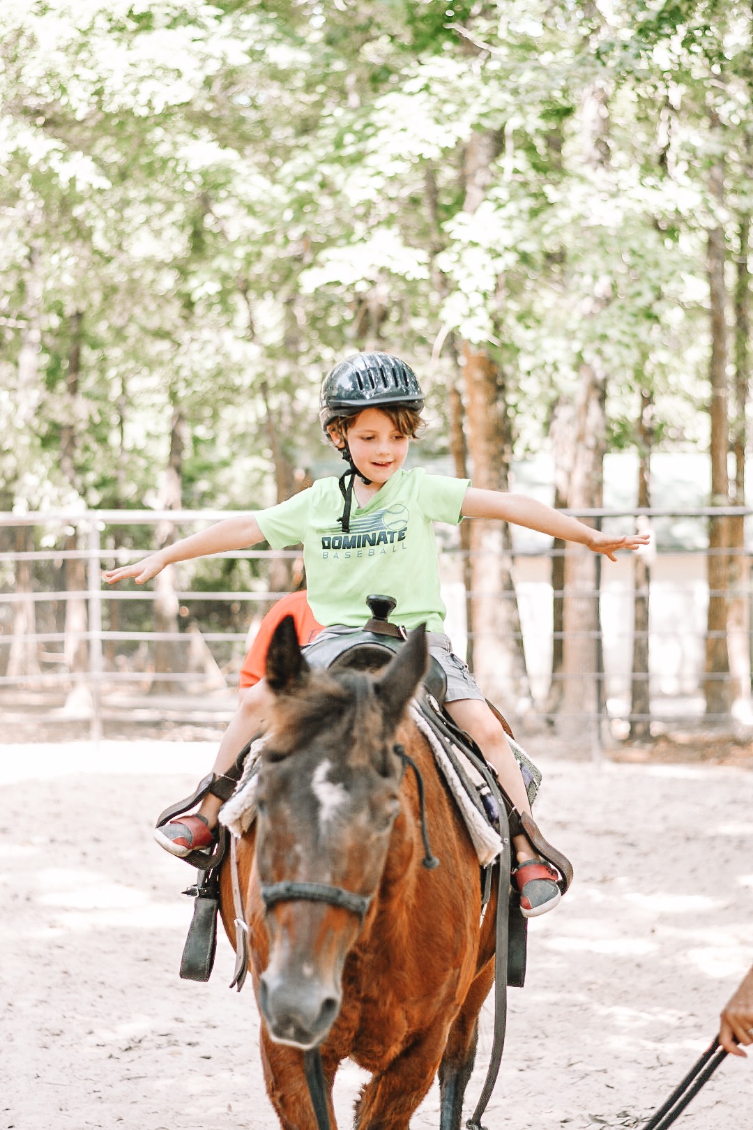 Horseback riding at Elijah's Retreat